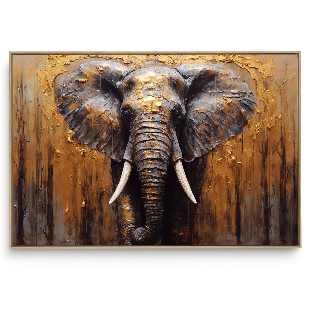 Quadro Decorativo Elefante Arte 
