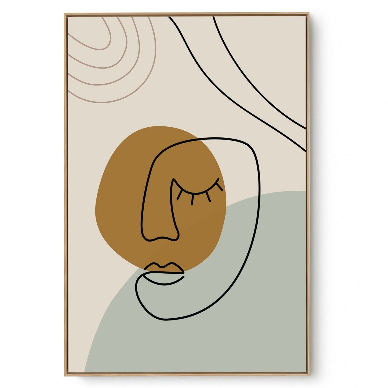 Quadro Decorativo Face Linear II