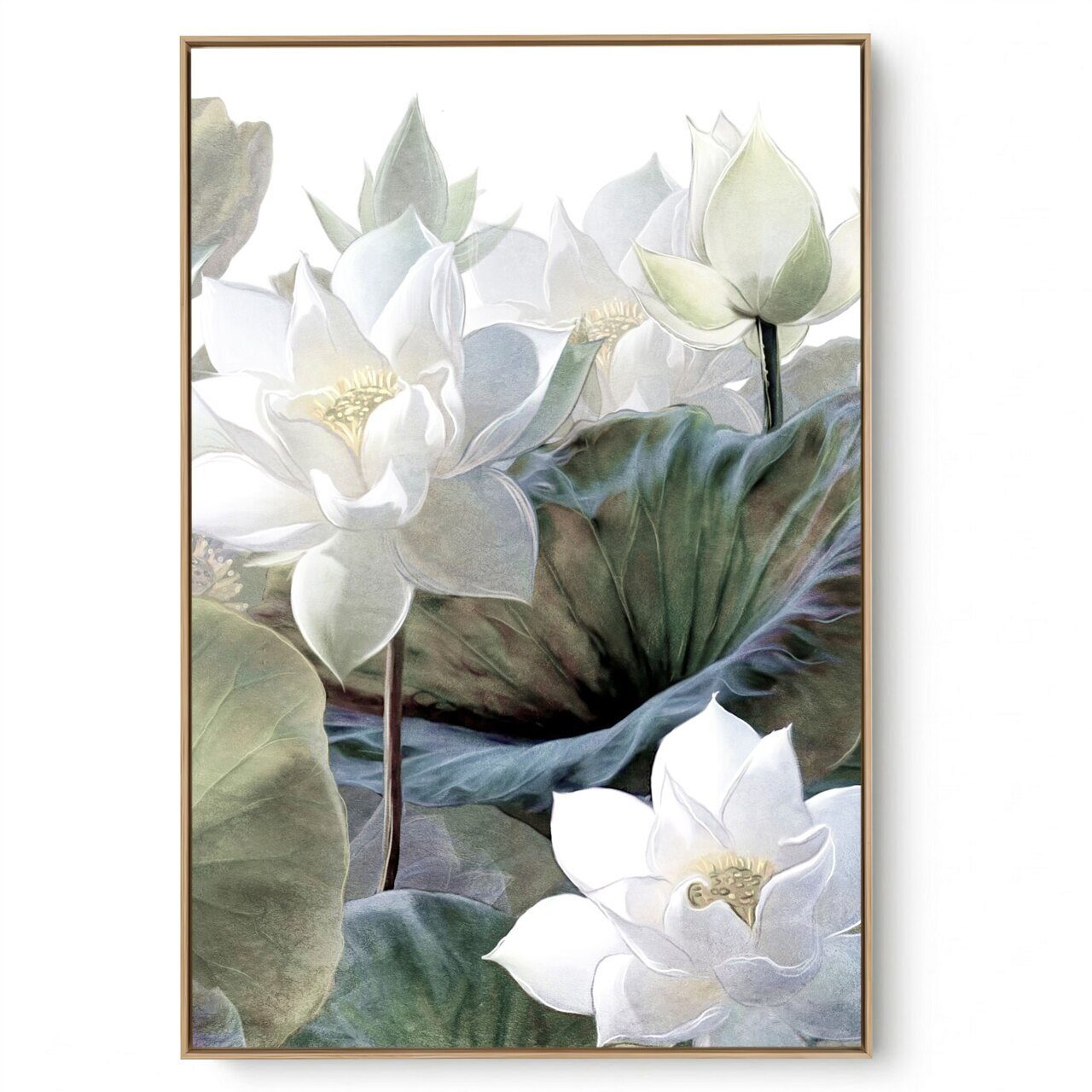 Quadro Decorativo Flor Branca I 