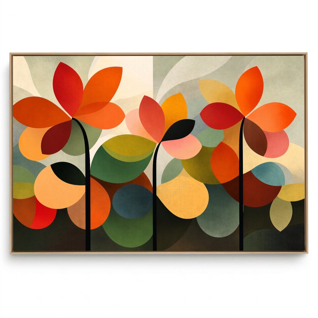 Quadro Decorativo Flores Coloridas I