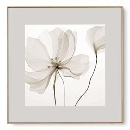 Quadro Decorativo Flor Cristal I