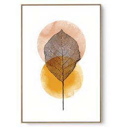 Quadro Decorativo Folha Aquarela II