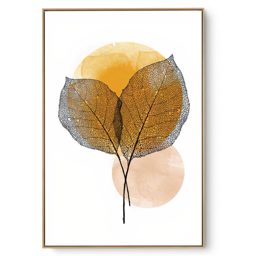 Quadro Decorativo Folha Aquarela III