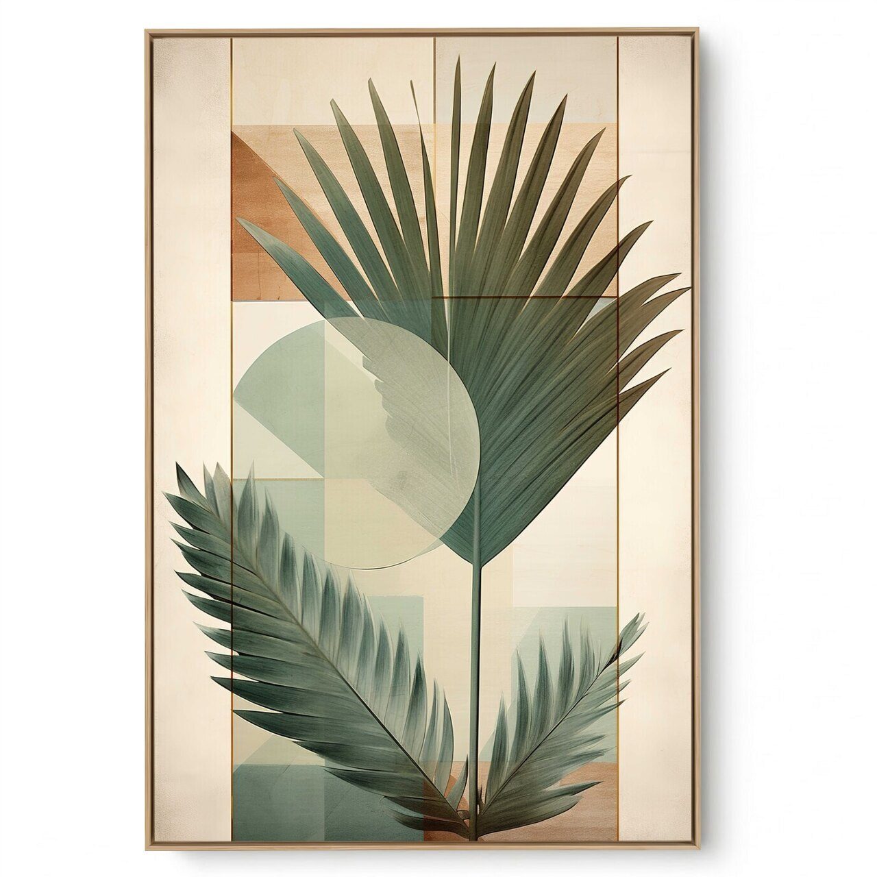 Quadro Decorativo Folhagem Aquarela I