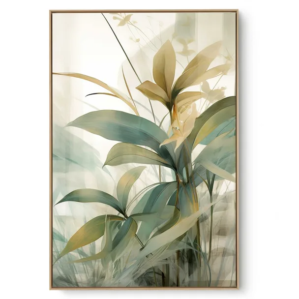 Quadro Decorativo Folhagem Aquarela III