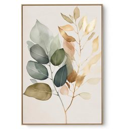Quadro Decorativo Folhas Estilizadas II