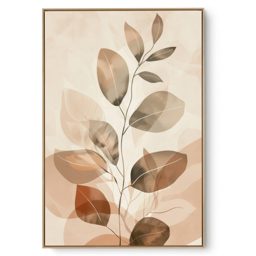Quadro Decorativo Folhas Estilizadas III