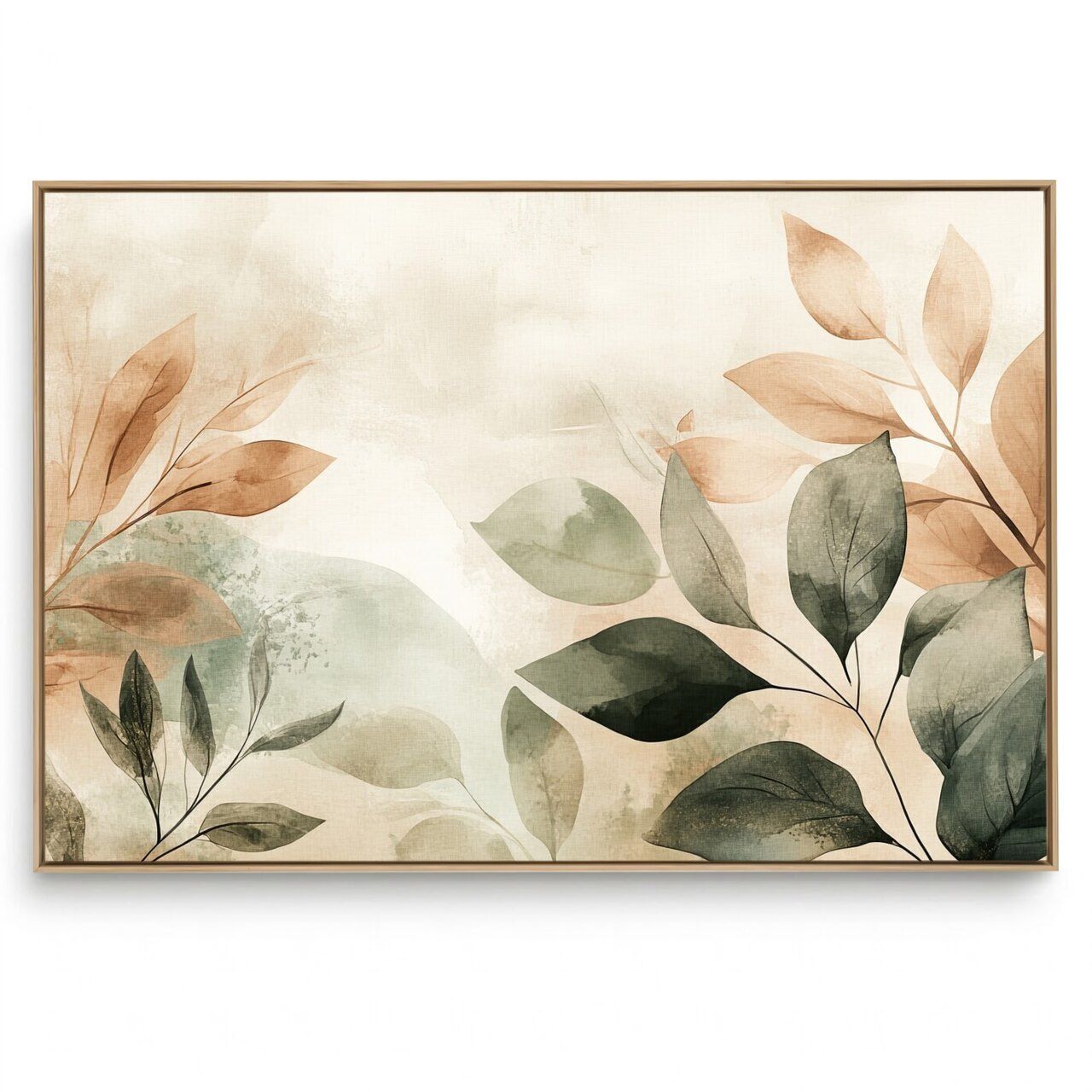 Quadro Decorativo Folhas Estilizadas IV