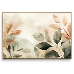 Quadro Decorativo Folhas Estilizadas IV