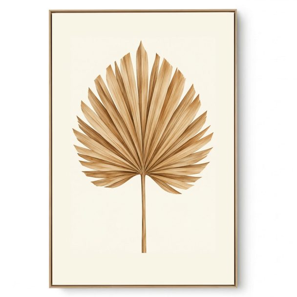 Quadro Decorativo Folha Palha III