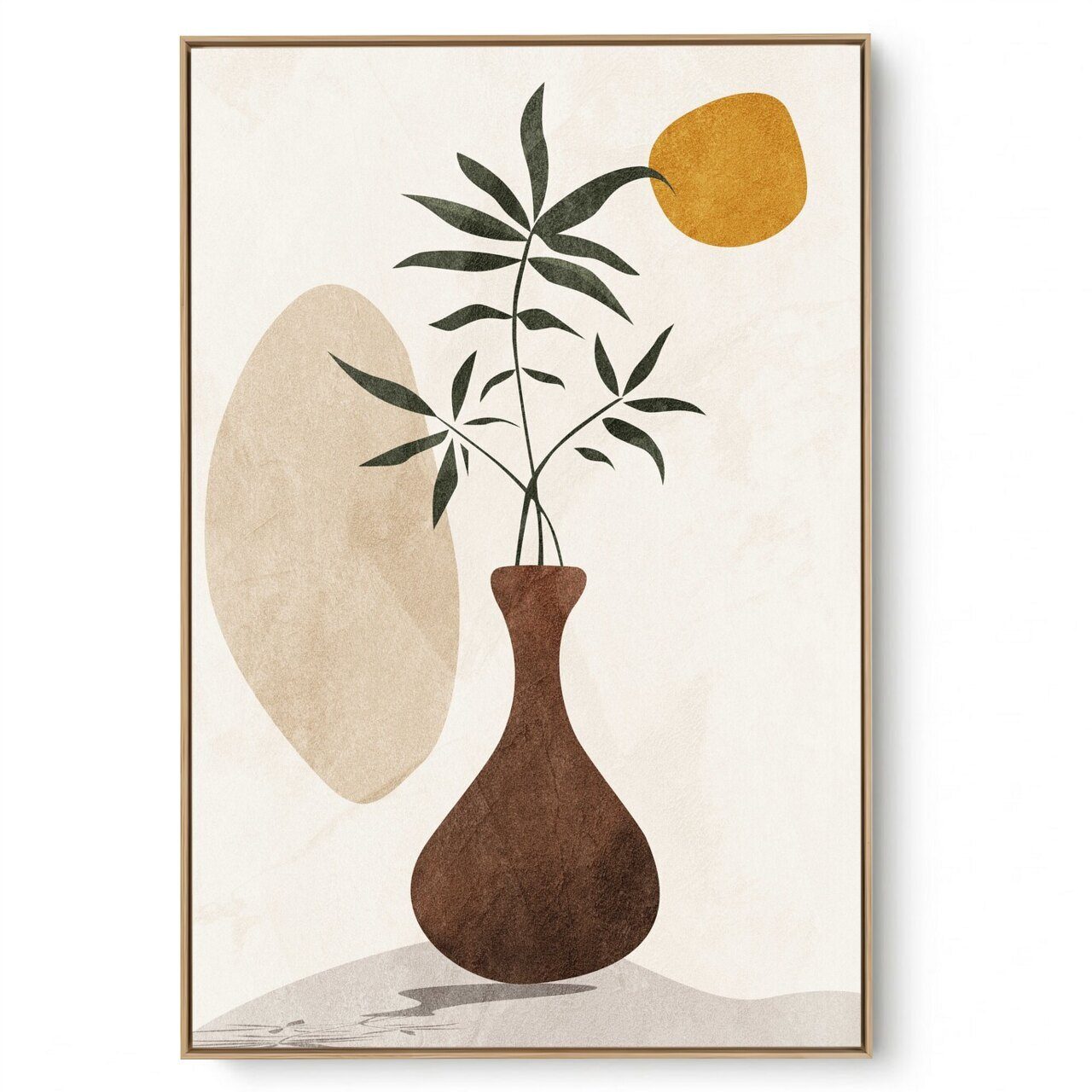 Quadro Decorativo Folha Terra II