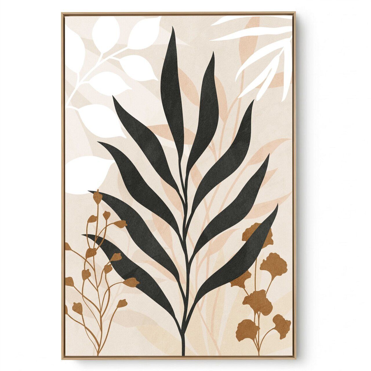 Quadro Decorativo Folha Terra  IV