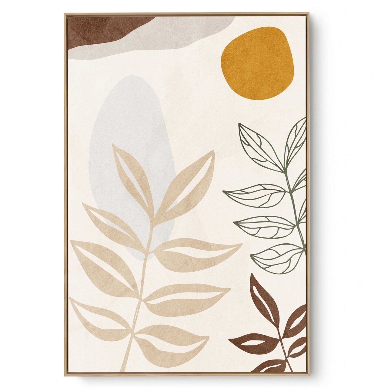 Quadro Decorativo Folha Terra V