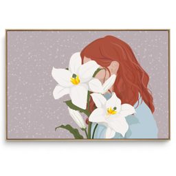 Quadro Decorativo Flor Lis
