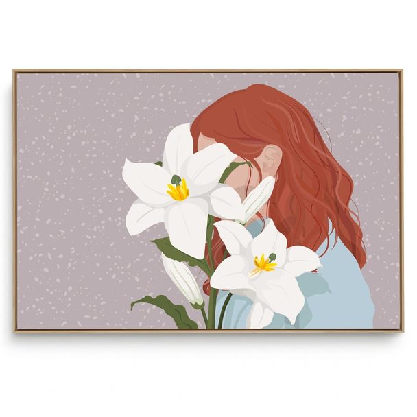 Quadro Decorativo Flor Lis