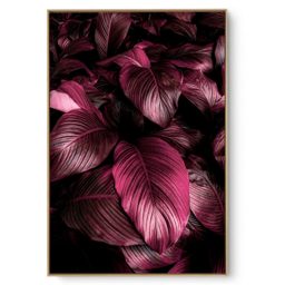 Quadro Decorativo Folhagem Natural Close VIII