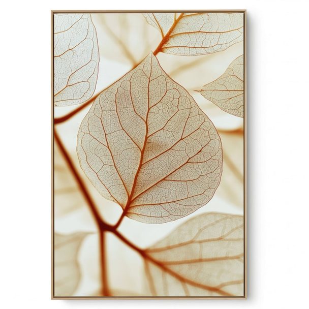 Quadro Decorativo Folhagem Natural Close IX