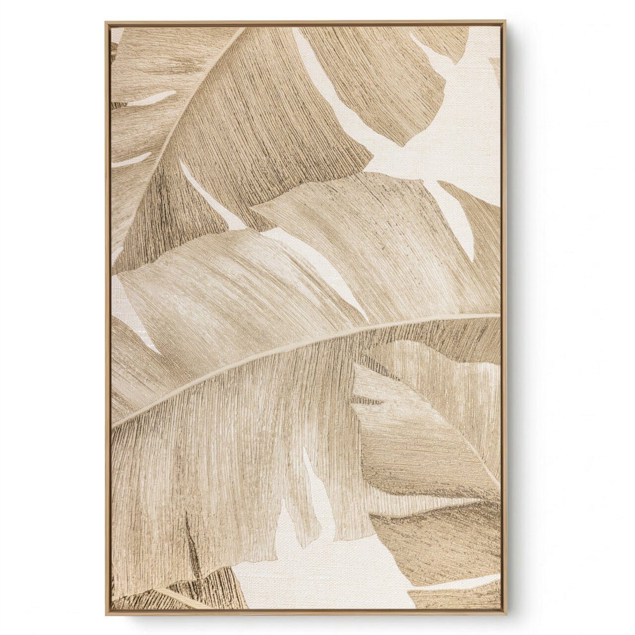 Quadro Decorativo Folha Rustica