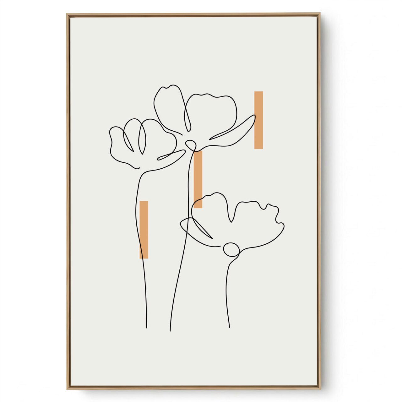 Quadro Decorativo Flor Traço II