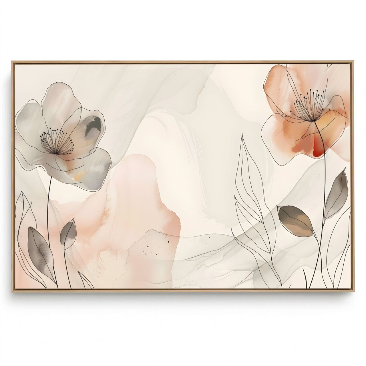 Quadro Decorativo Floral Único III