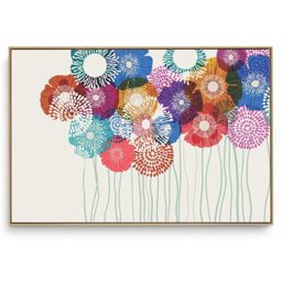 Quadro Decorativo Flores Solares