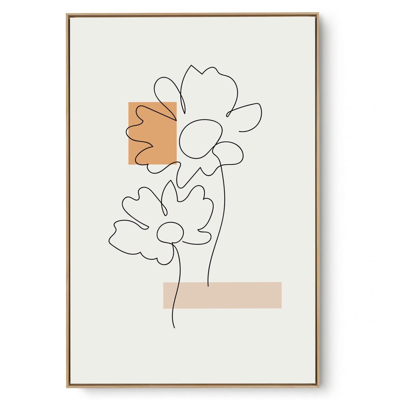 Quadro Decorativo Flor Traço I