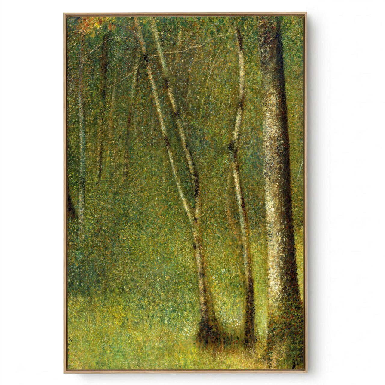 Quadro Decorativo Reprodução Pintores Georges-Pierre Seurat - The Forest at Pontaubert