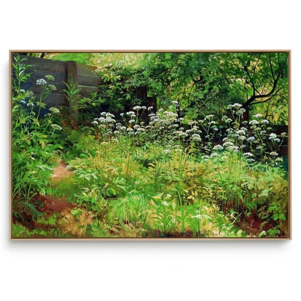 Quadro Decorativo Reprodução Pintores Ivan Shishkin Relva 1885