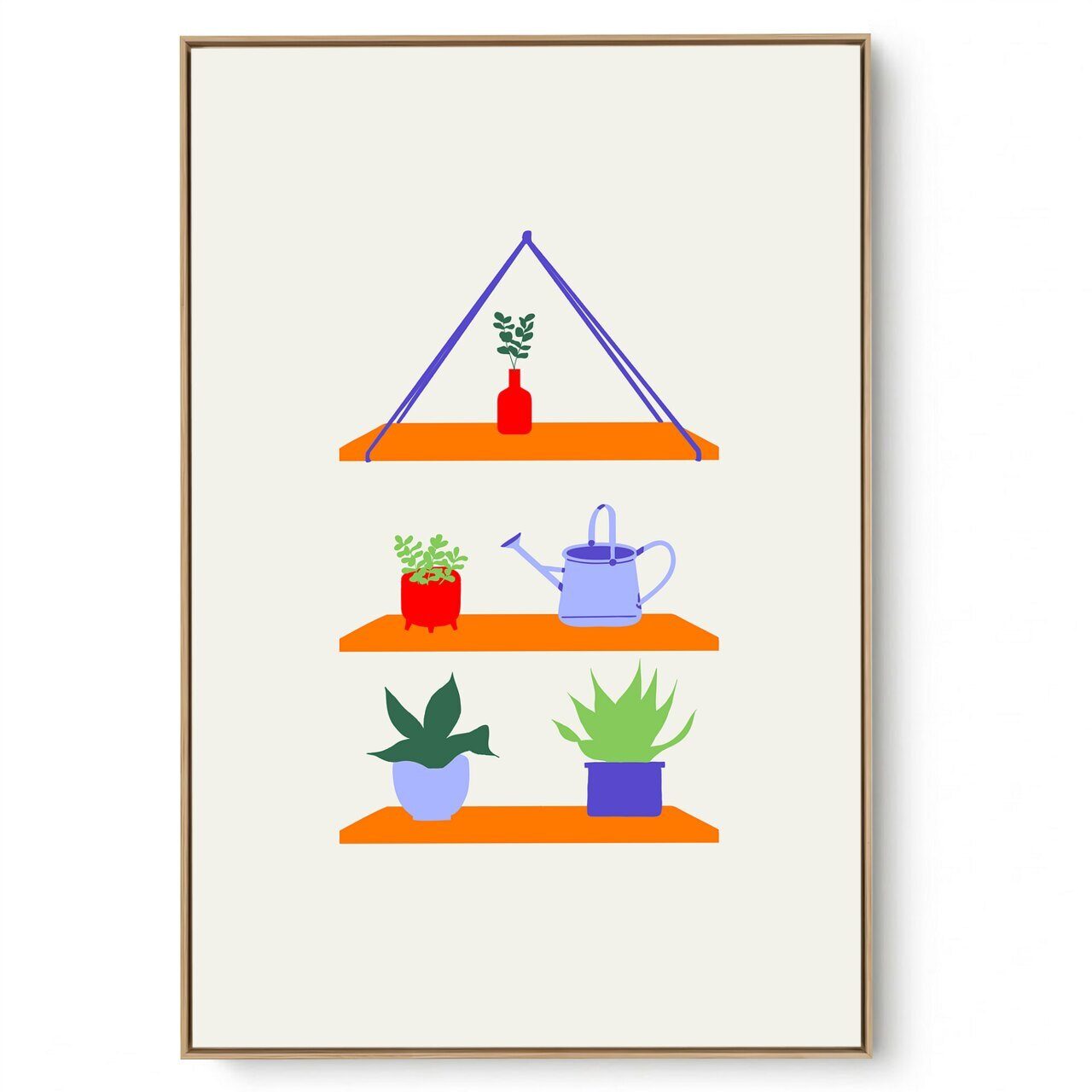 Quadro Decorativo Jardim em Casa I