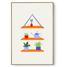 Quadro Decorativo Jardim em Casa I