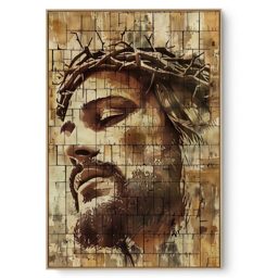 Quadro Decorativo Jesus Arte Mosaico