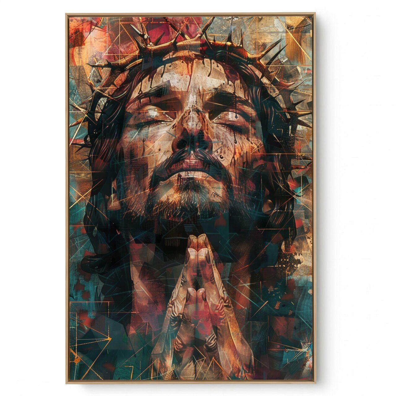 Quadro Decorativo Jesus Orando 