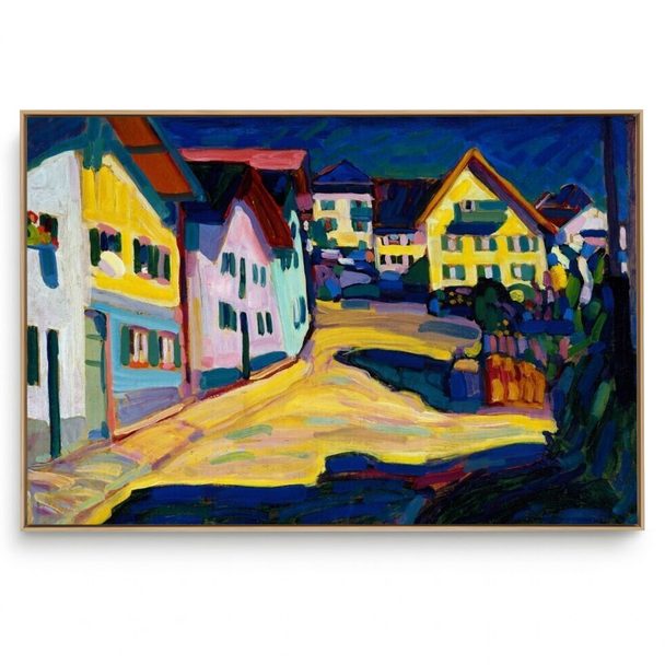 Quadro Decorativo Reprodução Pintores - Kandinsky Murnau, Burggrabenstrasse 1908