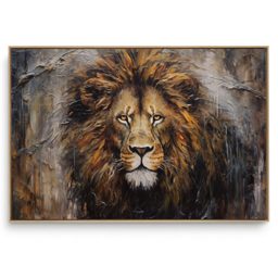 Quadro Decorativo Leão Arte I