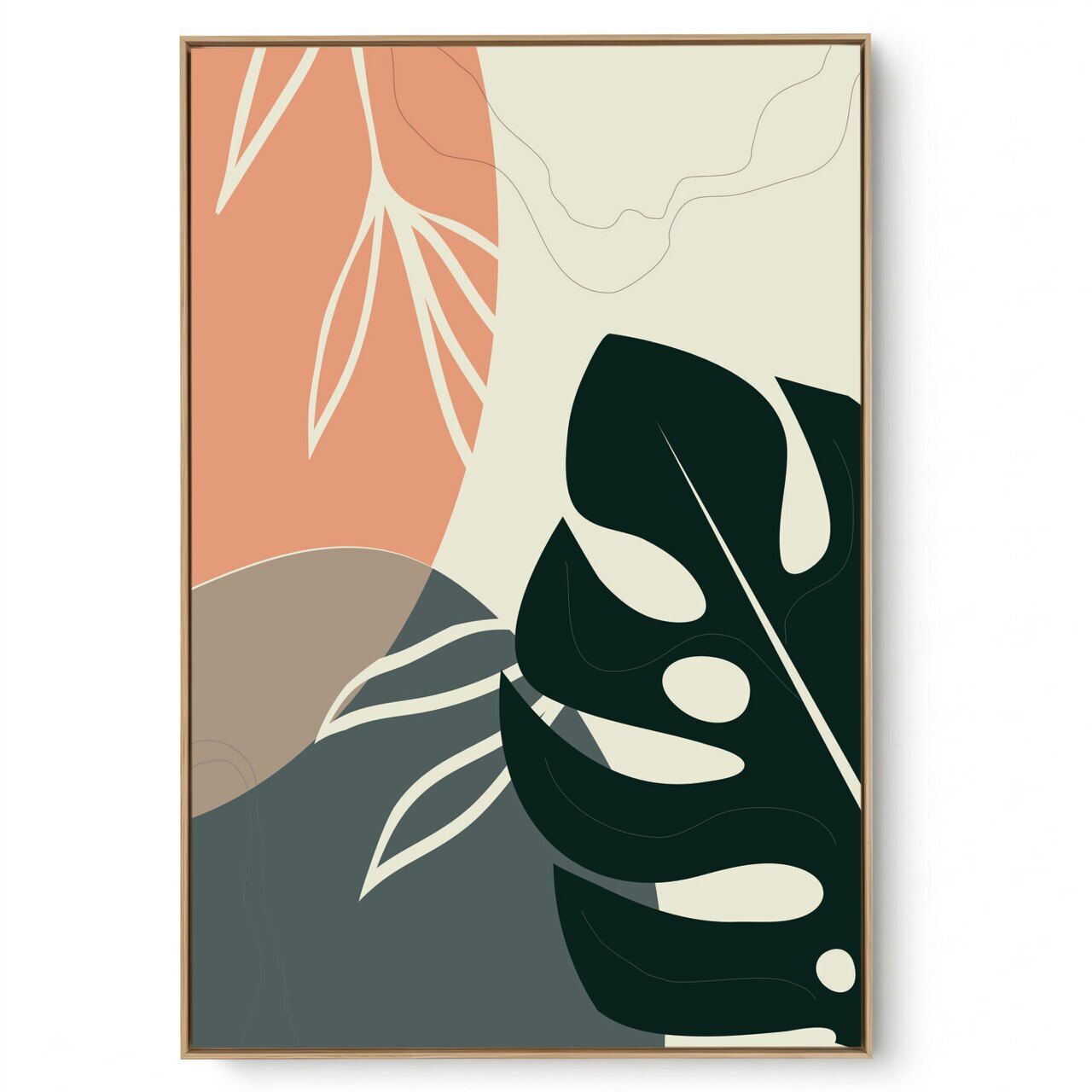 Quadro Decorativo Linha E Folha 1