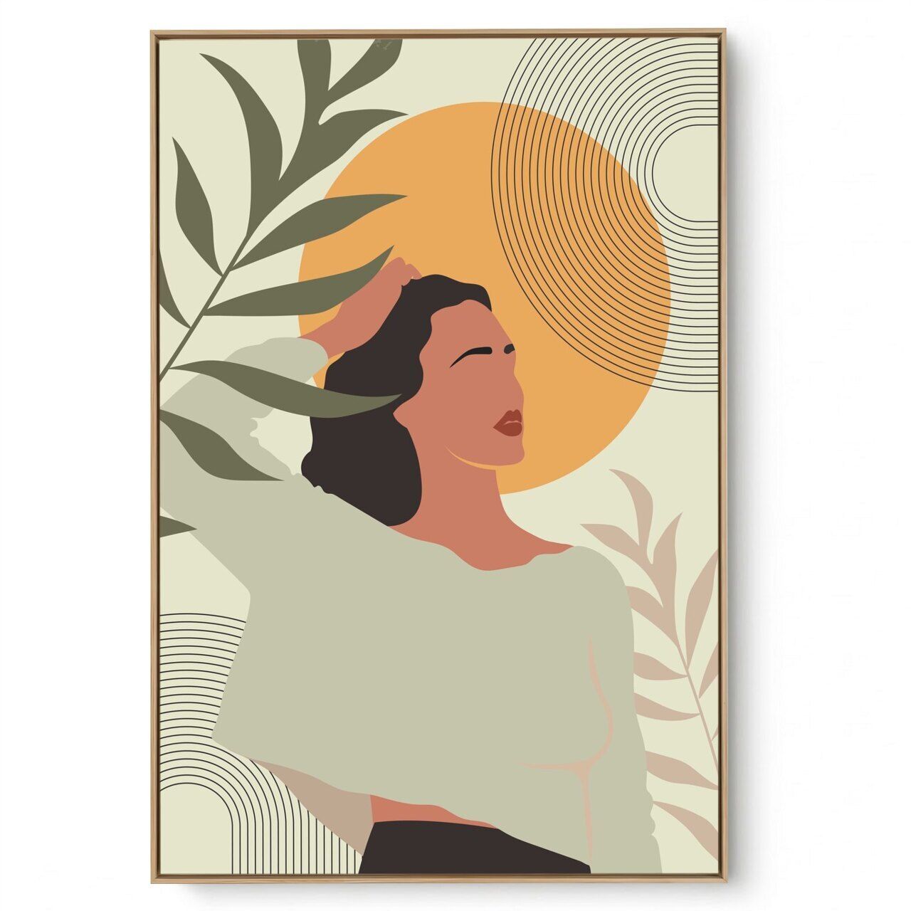 Quadro Decorativo Line Mulher I