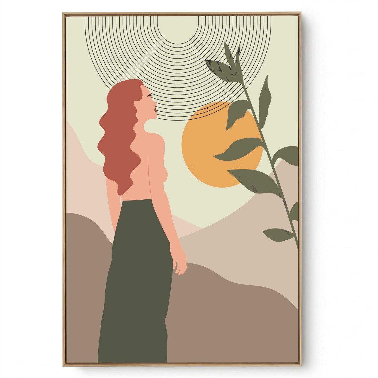 Quadro Decorativo Line Mulher II