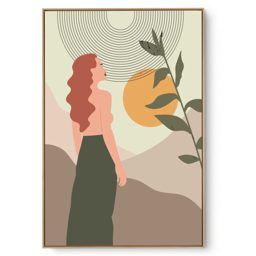 Quadro Decorativo Line Mulher II