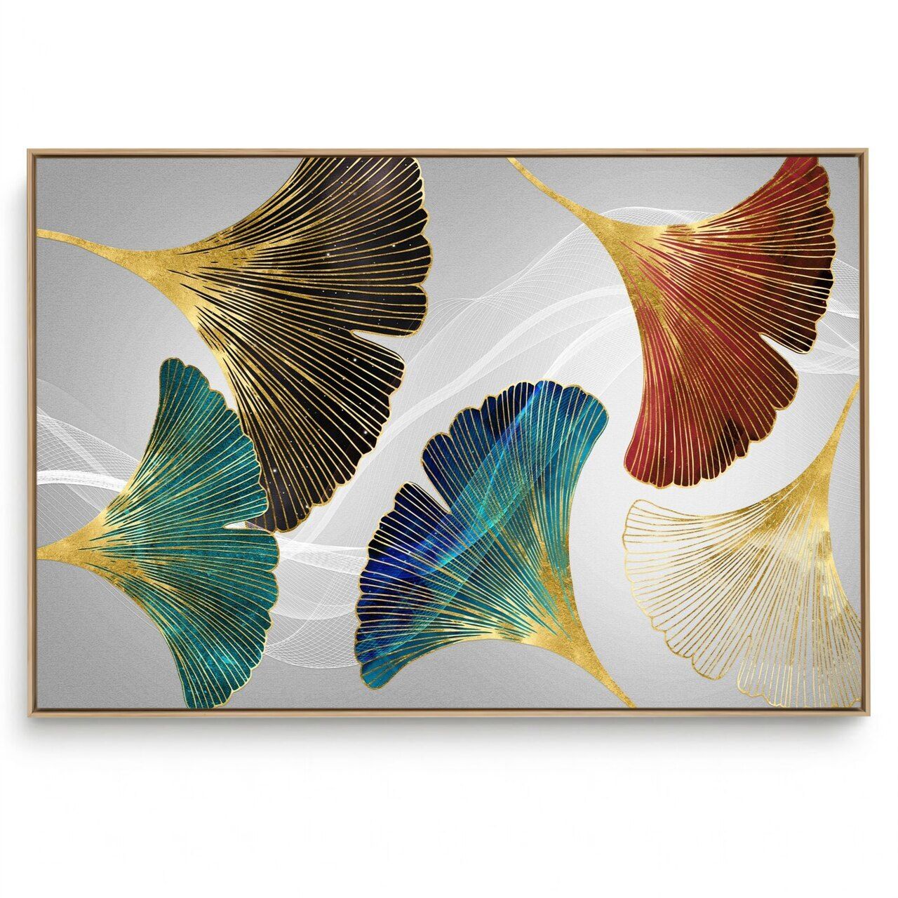 Quadro Decorativo Leque Cores