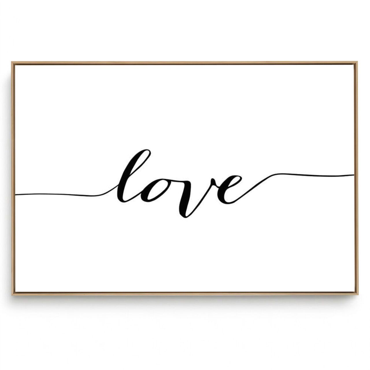 Quadro Decorativo Love Line 