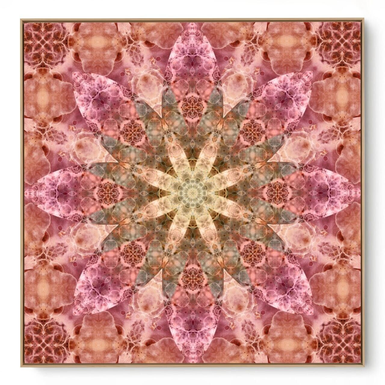 Quadro Decorativo Mandala Caleidoscópio IV