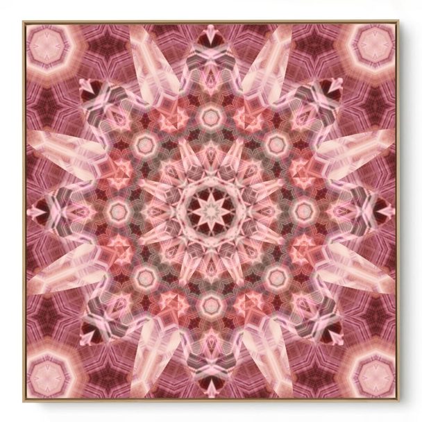 Quadro Decorativo Mandala Caleidoscópio V