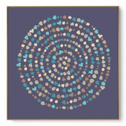 Quadro Decorativo Mandala Pingos I