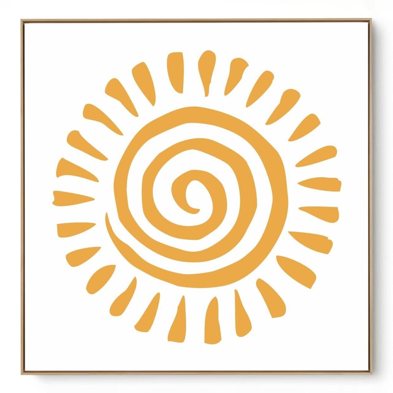 Quadro Decorativo Mandala Solar II