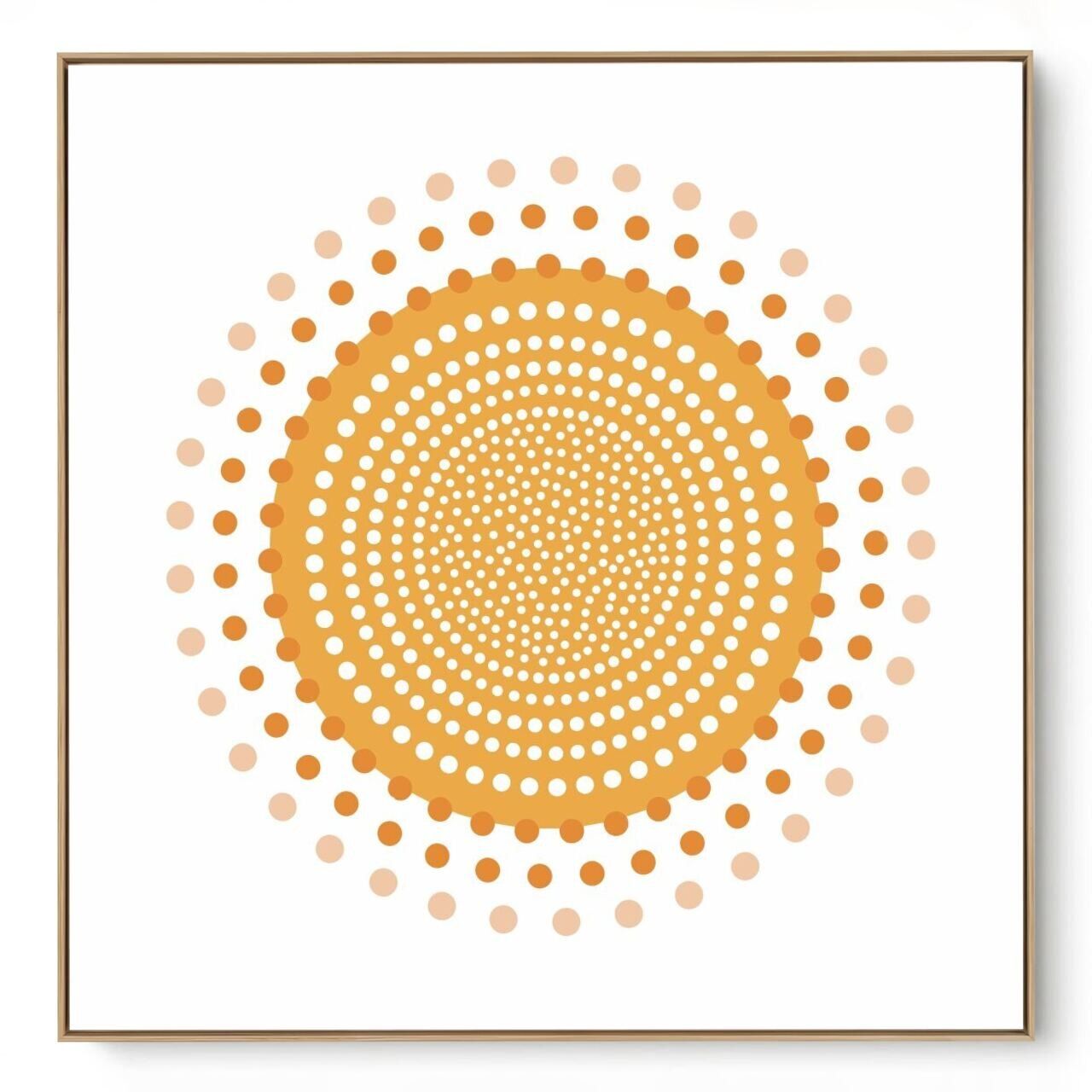 Quadro Decorativo Mandala Solar III