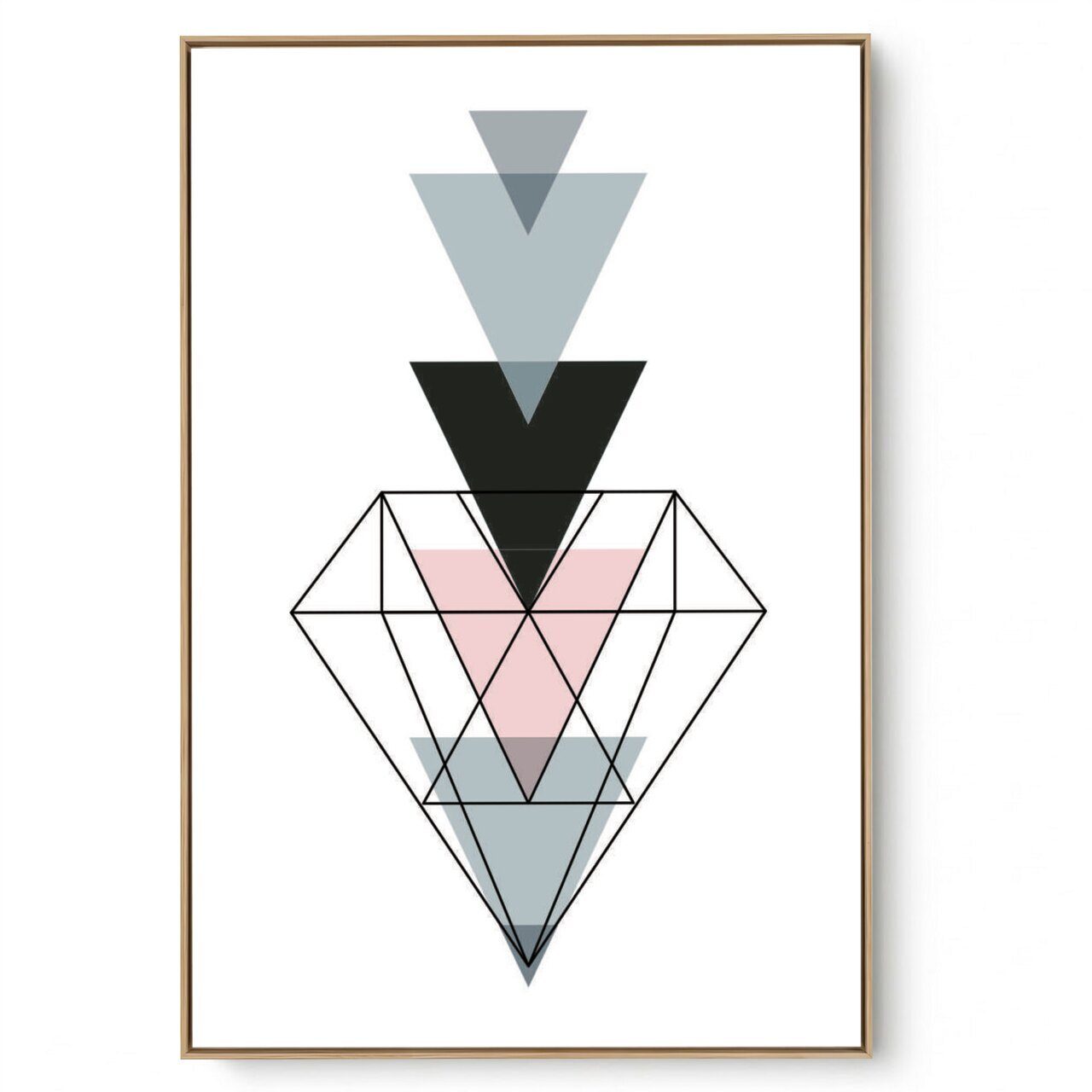 Quadro Decorativo Diamante Tri