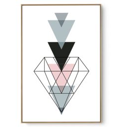 Quadro Decorativo Diamante Tri