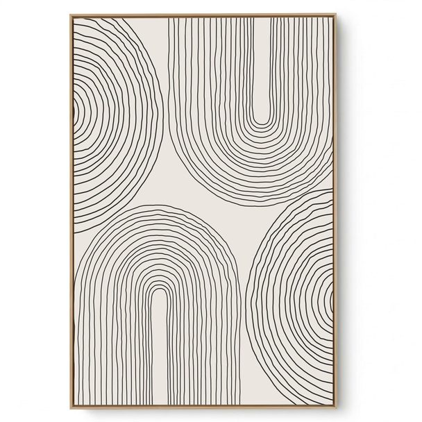 Quadro Decorativo Abstrato Mix Line III