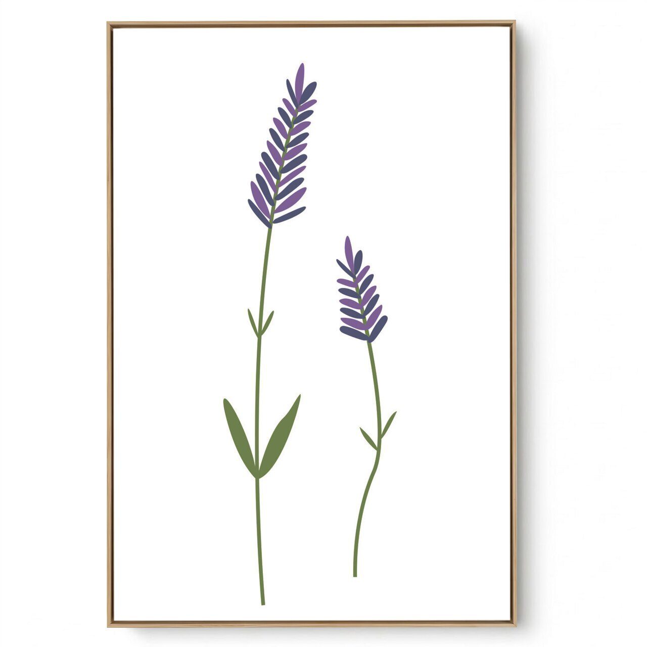 Quadro Decorativo Lavanda Minimalista