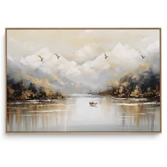 Quadro Decorativo Montanha Gold I
